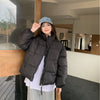 Cute Stand-up Collar Puffer Jacket For Women