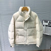 Stand Collar Men's Down Jacket Rooms Thick Warm Jacket