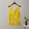 Ice Silk Knitted Bright Thread Diamond-encrusted V-neck Camisole