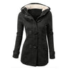 Hooded Jacket Sweater Cotton-padded Coat For Women