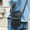 Men's Genuine Leather Crossbody Shoulder Bag
