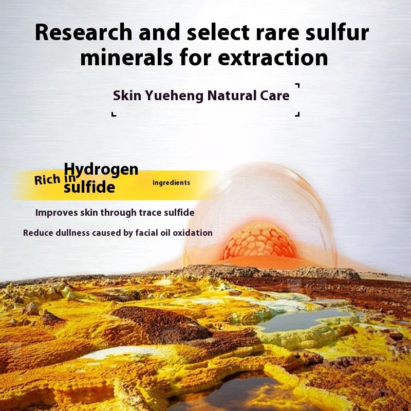 Sulfur Facial Cleanser Deep Cleansing Moisturizing Mild Non-irritating Facial Cleanser