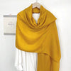 Monochrome Long Scarf Warm Shawl Solid Color Casual Scarf