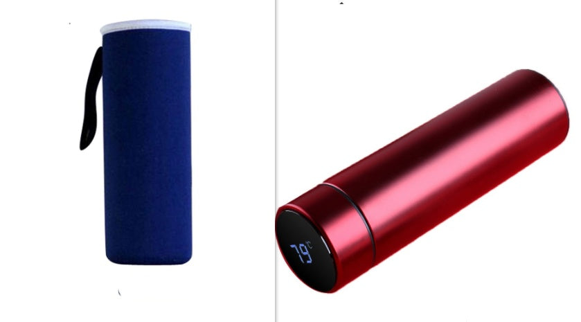 LED touch display temperature water cup