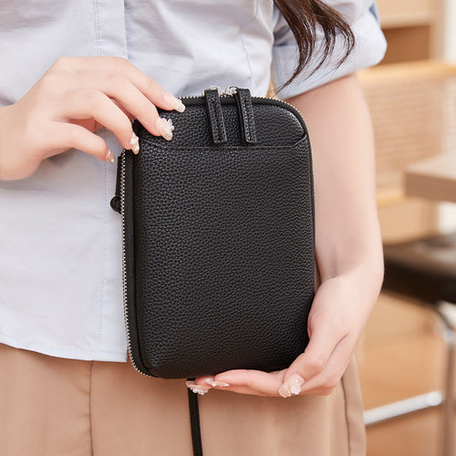 Simple Women's Crossbody Bag Vertical Versatile Solid Color Bag