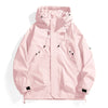Loose Cargo Waterproof Jacket Coat Hooded