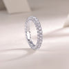 Pond Moonlight - A Wedding Ring Set With Top-quality Moissanite S925 Silver And Platinum-plated Diamond. The Ring Can Be Inspected With A Diamond Pen