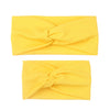 Solid Color Mother-child Set Parent-child Cross Hairband