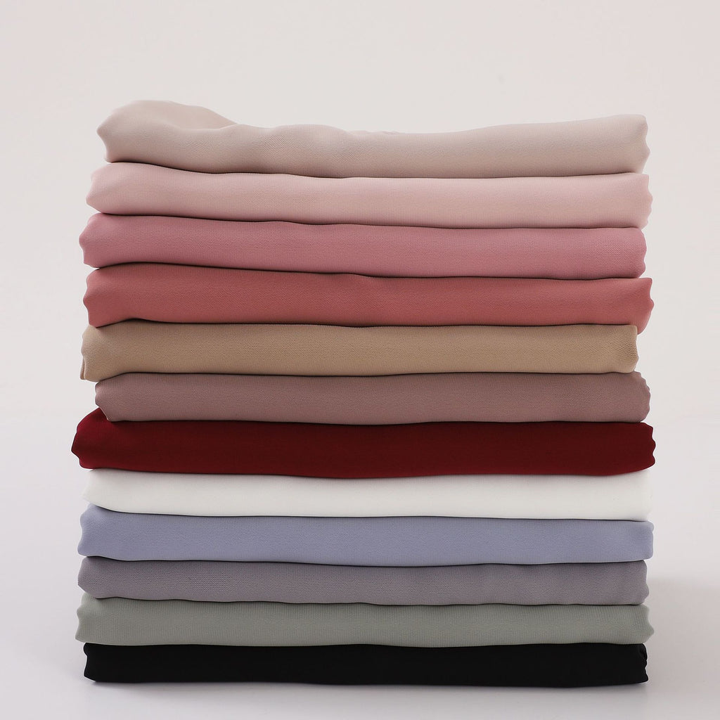 Solid Color Scarf Malay Indonesian Middle East Headscarf