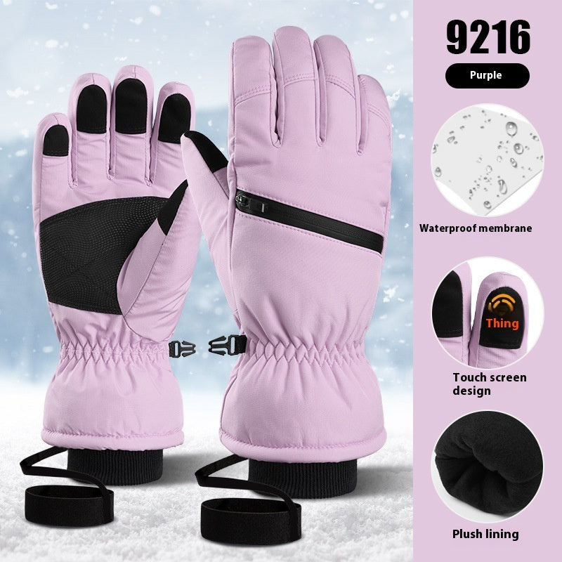 Cold-proof Finger Touch Screen Warm Ski Gloves