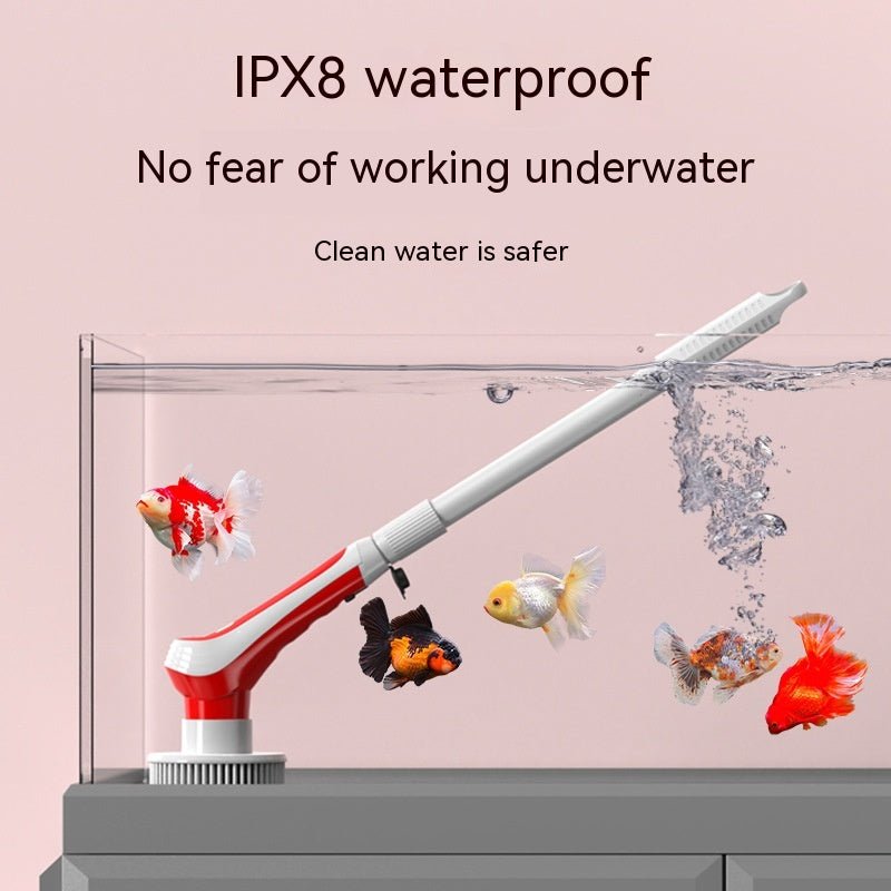 Fish Tank Long Handle Electric Cleaning Brush - Eshtree