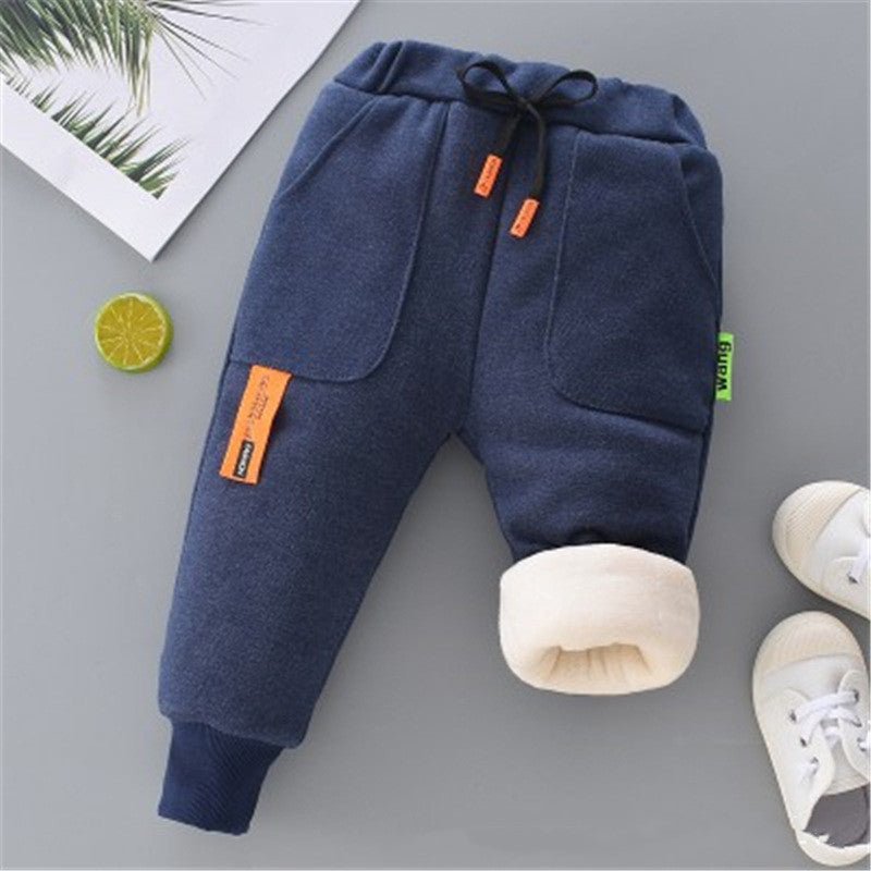 Fleece Padded Baby Warm Pants Girls Pants - Eshtree