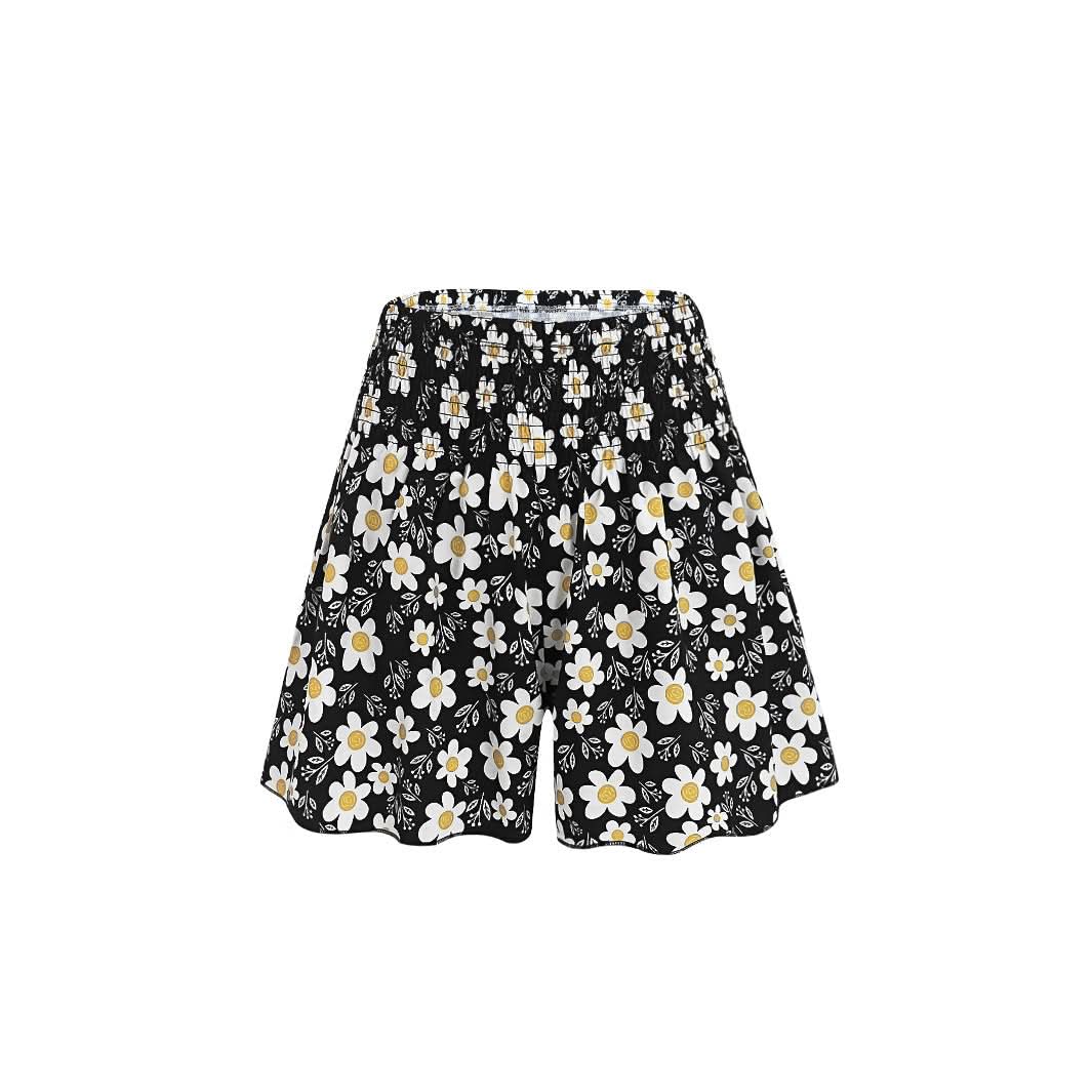 Floral Print Women's Fashionable And Comfortable Beach Shorts - Eshtree
