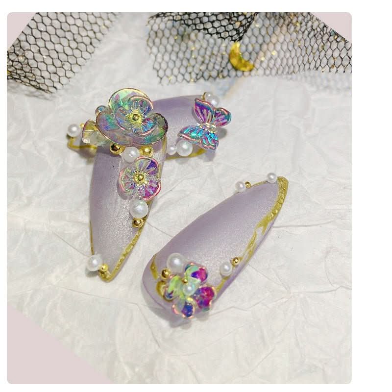 Flower Butterfly Nail - Eshtree