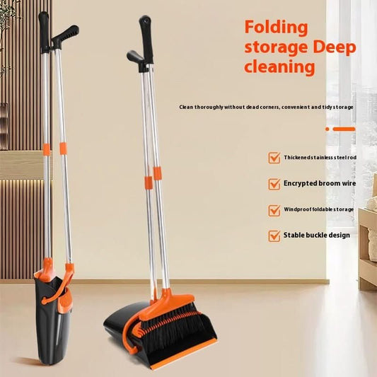 Folding Storage Deep Cleaning Encryption Soft Fur Broom Set - Eshtree