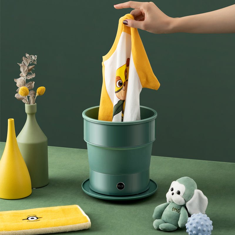 Folding Washing Machine Portable Ultrasonic Cleaner Underwear Socks Artifact Small Mini Laundry Machine - Eshtree