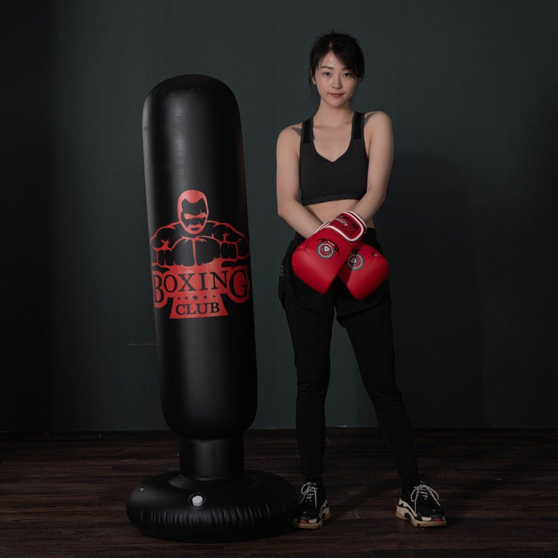 Free Standing Inflatable Boxing Punch Bag Boxing Kick Training Home Gym Fitness Tools For Adults Kids - Eshtree