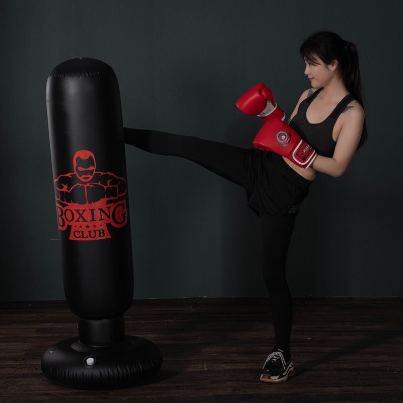 Free Standing Inflatable Boxing Punch Bag Boxing Kick Training Home Gym Fitness Tools For Adults Kids - Eshtree