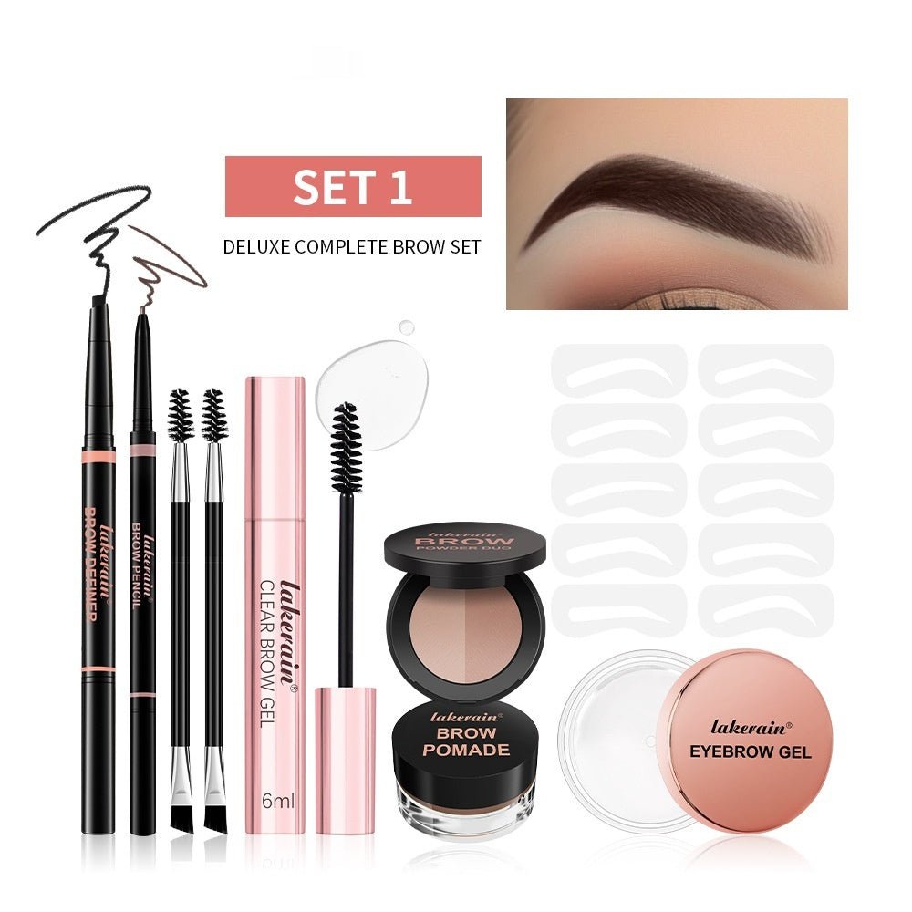 Full Set Of Eyebrows Suit Eyebrow Pencil Natural Suit - Eshtree