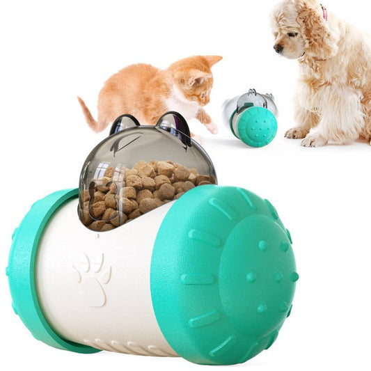 Funny Dog Treat Leaking Toy With Wheel Interactive Toy For Dogs Puppies Cats Pet Products Supplies Accessories - Eshtree