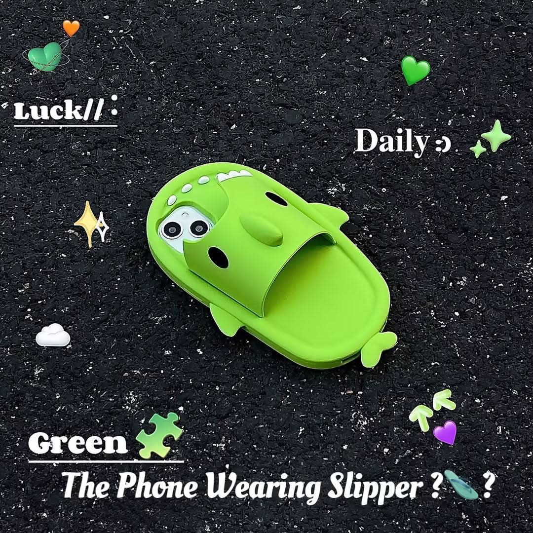 Funny Shark Slipper Phone Case For Iphone 11 12 13 14 Pro Max Creative Soft Silicone Shockproof Protective Full Cover For Apple - Eshtree