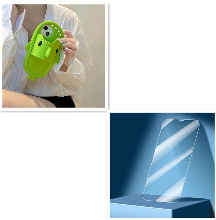 Funny Shark Slipper Phone Case For Iphone 11 12 13 14 Pro Max Creative Soft Silicone Shockproof Protective Full Cover For Apple - Eshtree