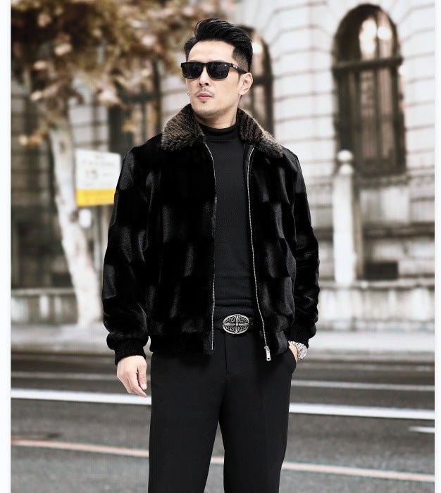 Fur Coat Men's Clothing Mink Skin - Eshtree