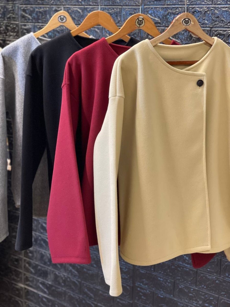 جاكيت جوخ حريمي تصميم شتوي شيك - Eshtree