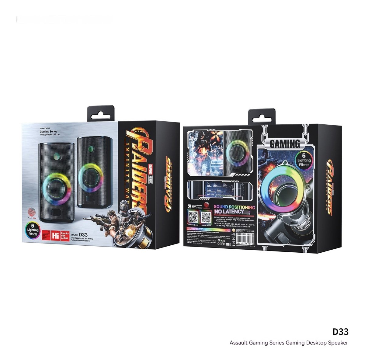 Game Colorful E - sports Desktop Bluetooth Speaker Dual Speaker Computer Stereo Speaker - Eshtree