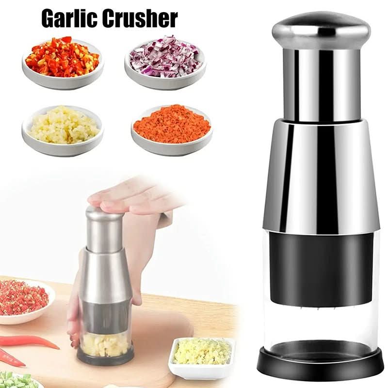 Garlic Crusher Onion Chopper Multipeler Vegetables Chopper Manual Garlic Press Machine Garlic Squeezer Kitchen Gadget - Eshtree