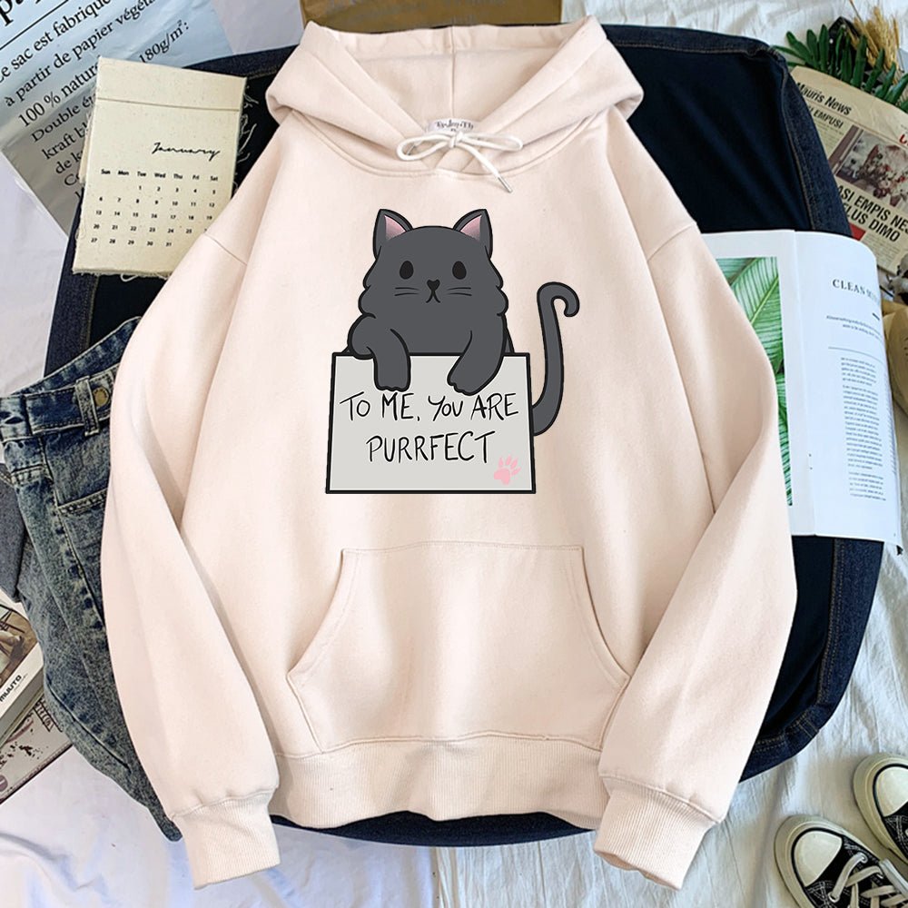 Girls Blank Solid Color Hoodie Sweater - Eshtree