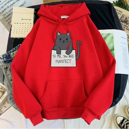 Girls Blank Solid Color Hoodie Sweater - Eshtree
