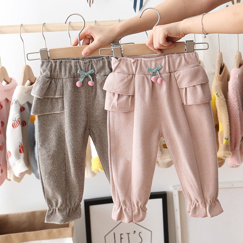 Girls' Children's Casual Pants Spring And Autumn Lantern Pants - Eshtree