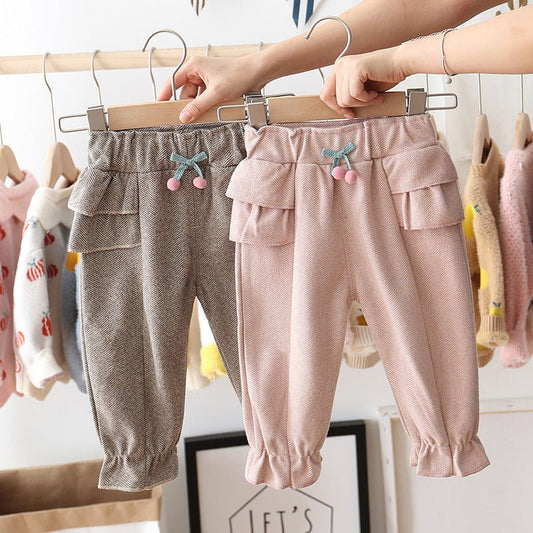 Girls' Children's Casual Pants Spring And Autumn Lantern Pants - Eshtree