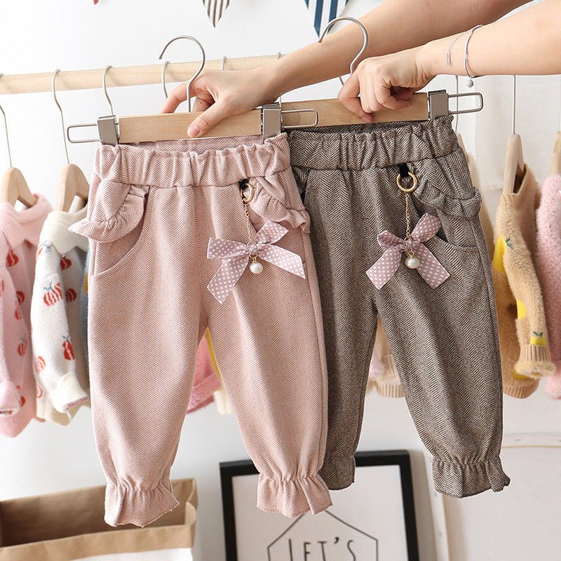 Girls' Children's Casual Pants Spring And Autumn Lantern Pants - Eshtree