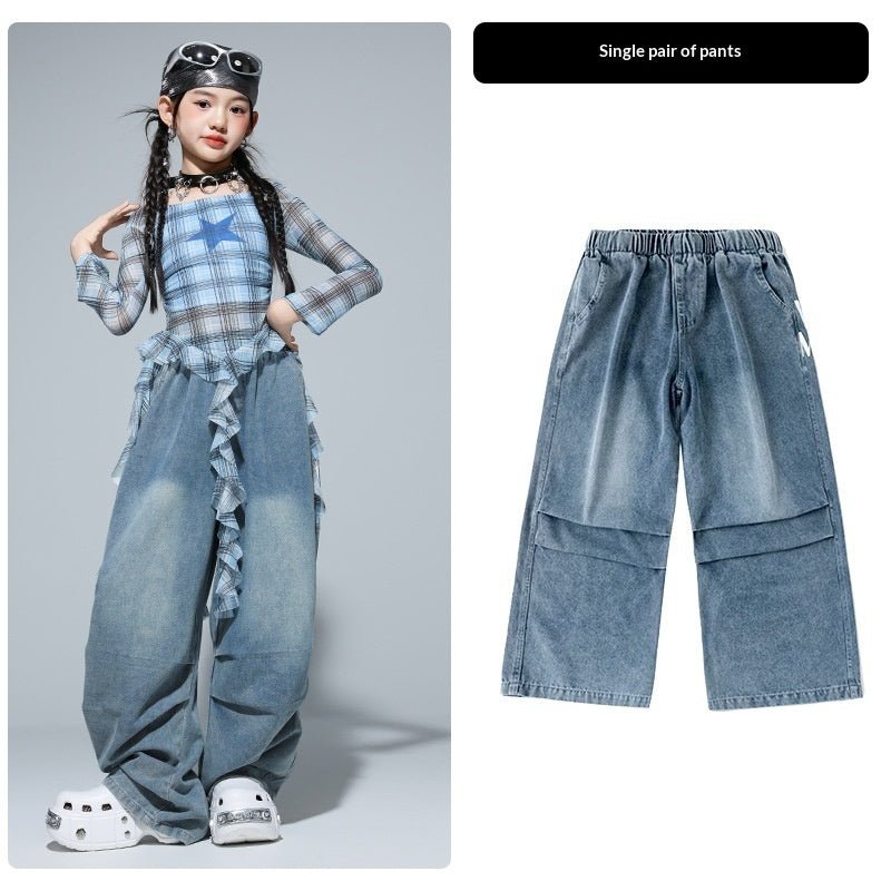 Girls Clothing Kids Hip - Hop Street Dance Trendy Outfit Set - Eshtree