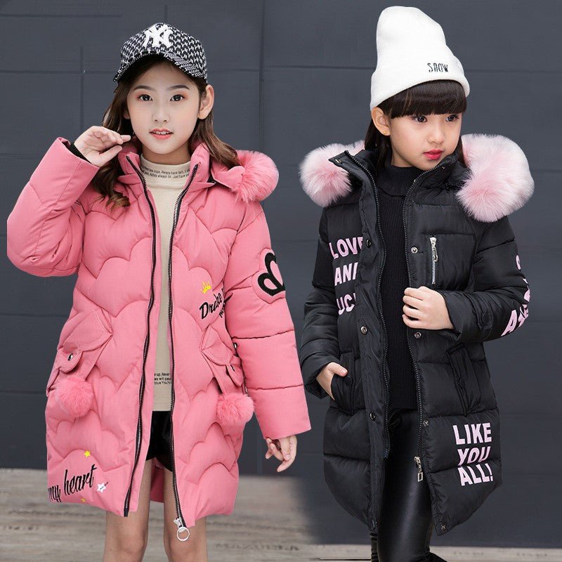 Girls' cotton - padded jackets - Eshtree