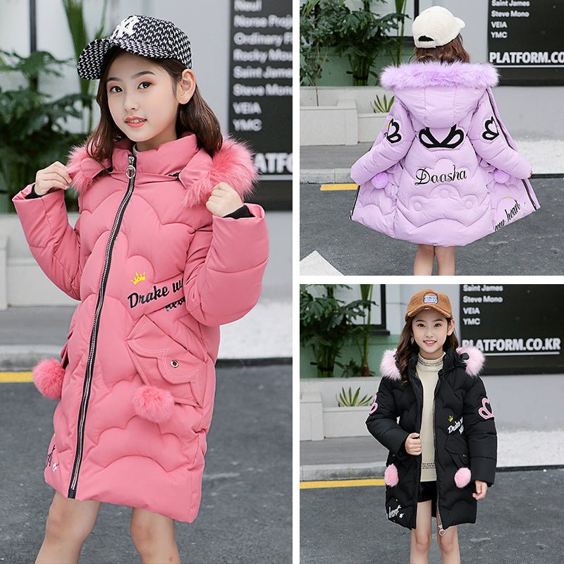 Girls' cotton - padded jackets - Eshtree