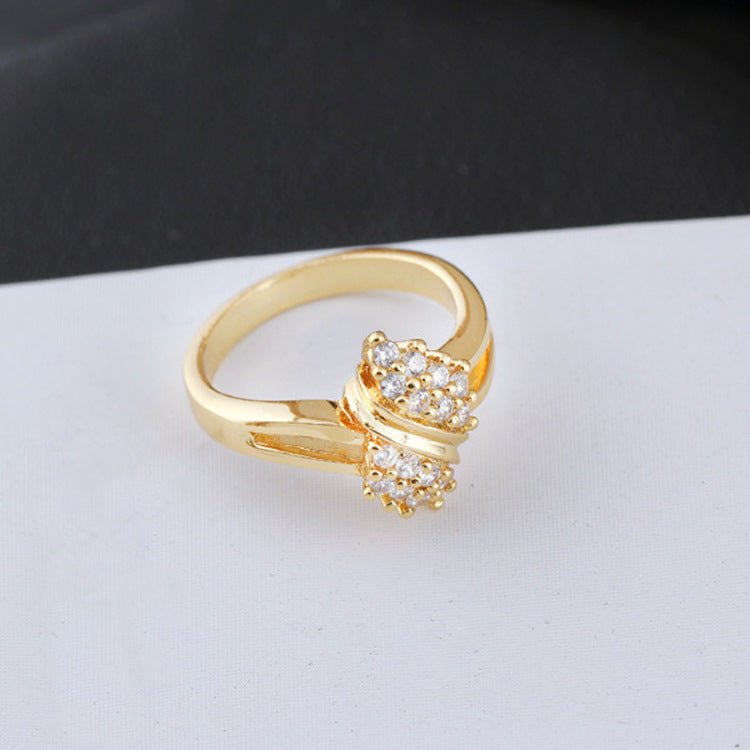 Girls Fashion Korean Fashion Zircon Ring - Eshtree