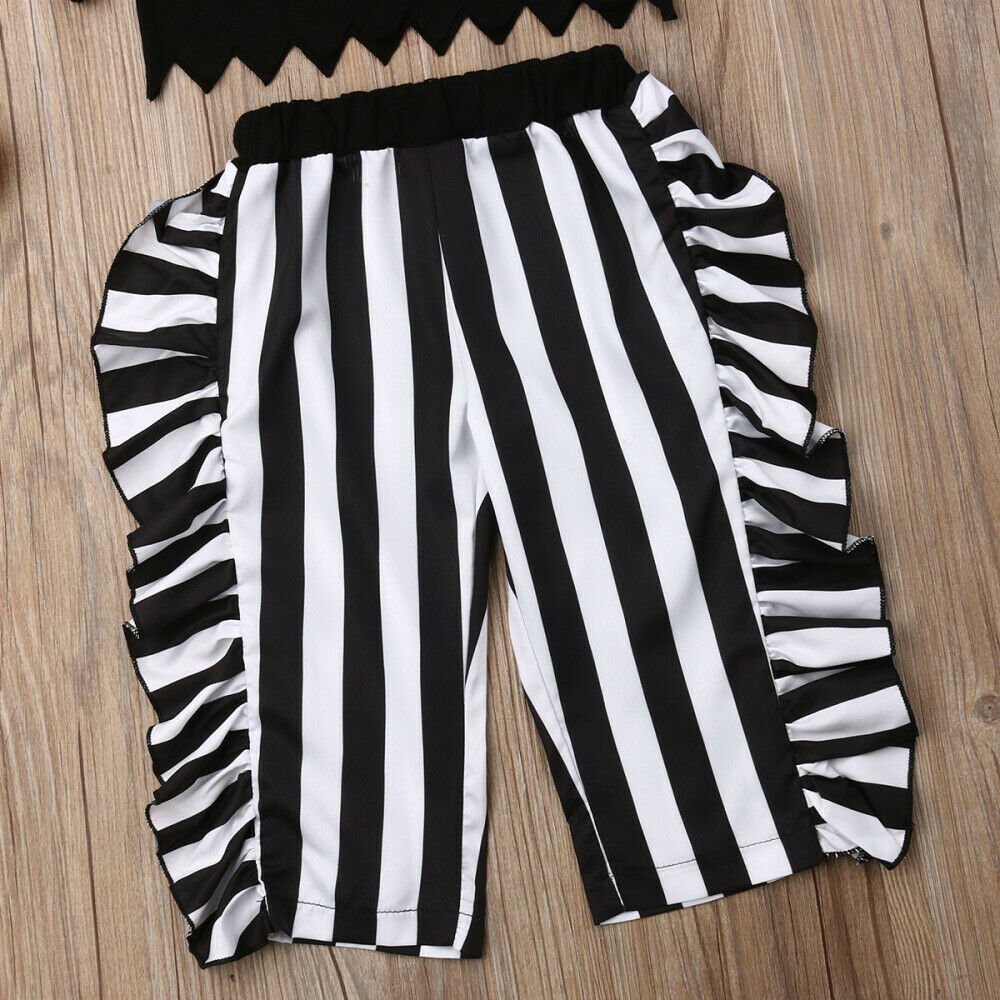 Girls' Striped Pants Children's Suit - Eshtree