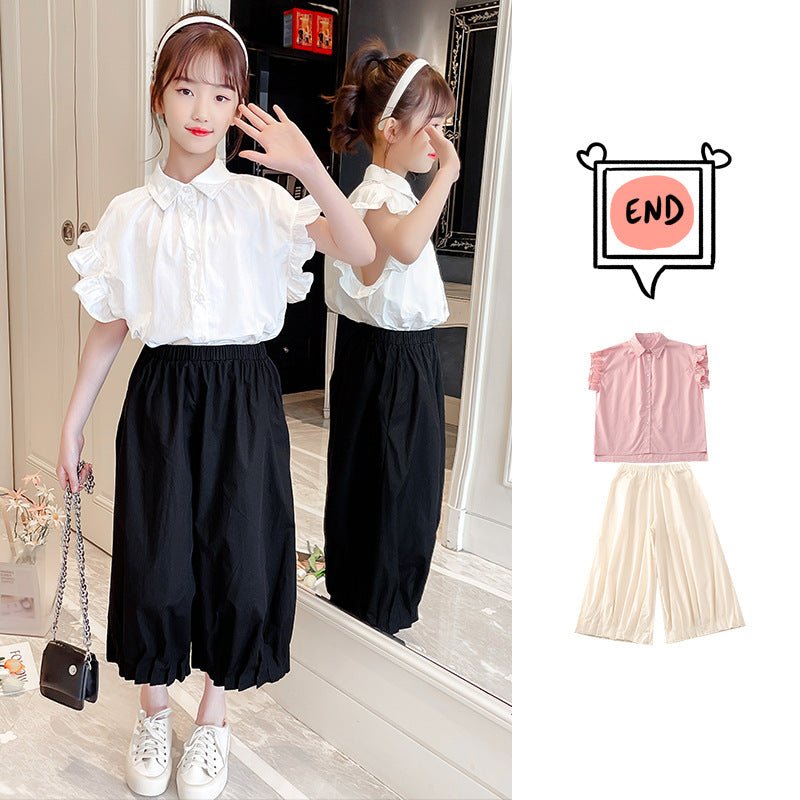 Girls' Summer Shirts, T-shirts, Western Style Children's Clothing - Eshtree