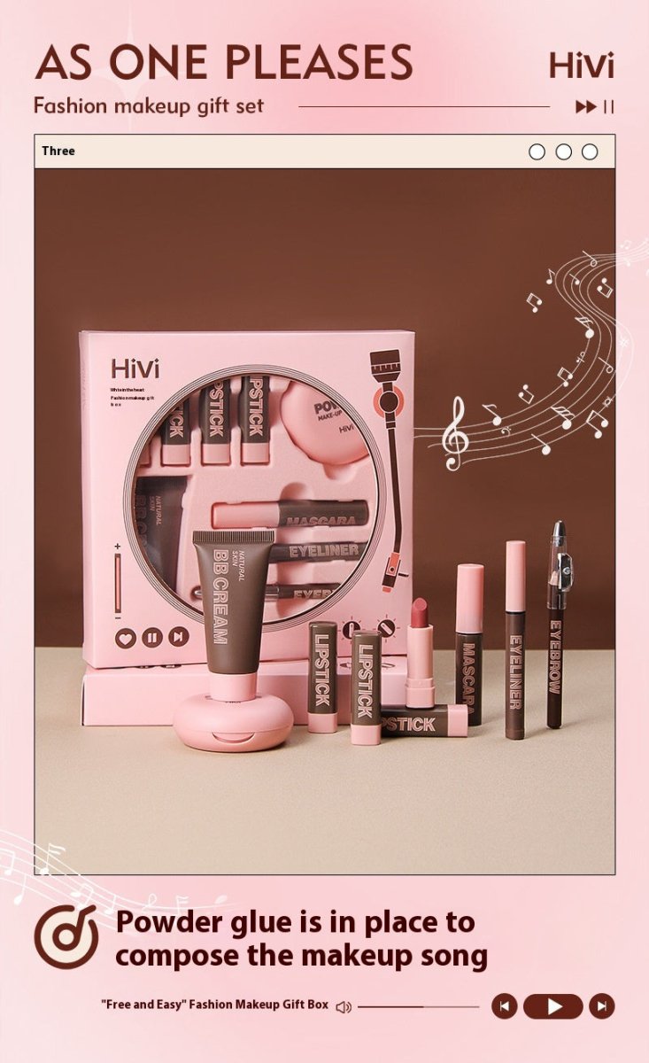 Glue Record Limited Lipstick Powder Beauty Gift Set - Eshtree