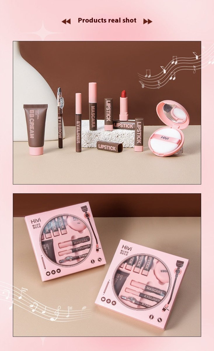 Glue Record Limited Lipstick Powder Beauty Gift Set - Eshtree
