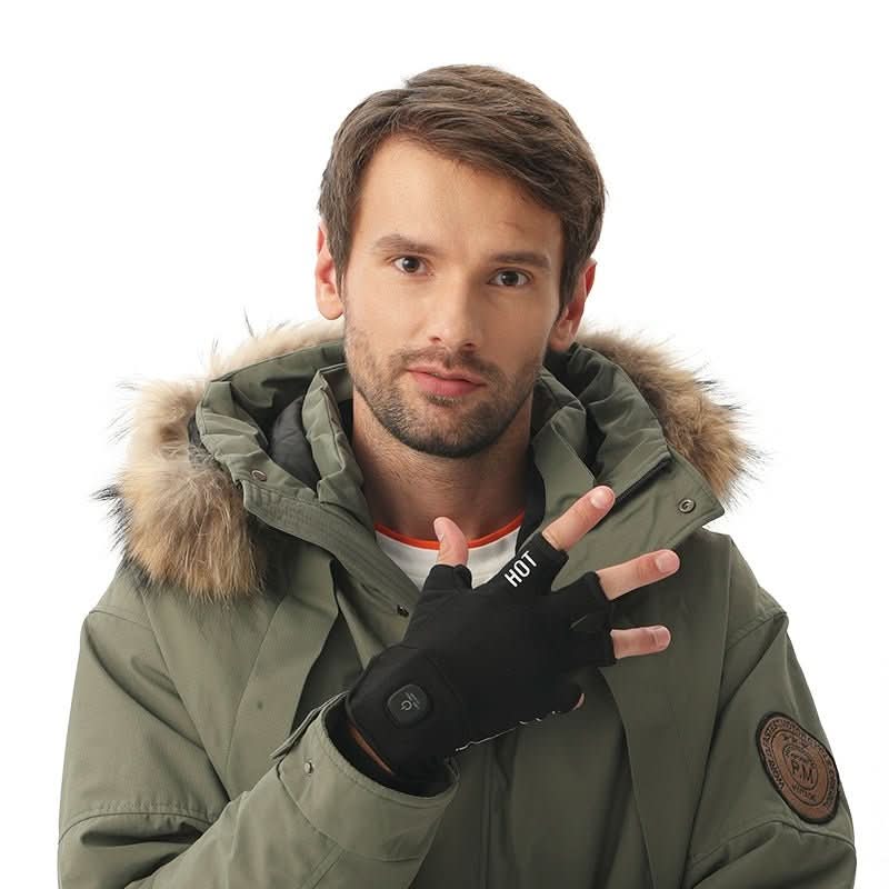 Half Finger Gloves Charging And Heating - Eshtree