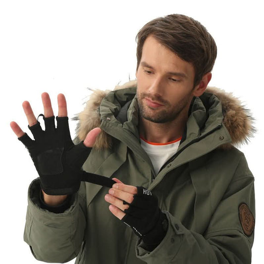 Half Finger Gloves Charging And Heating - Eshtree