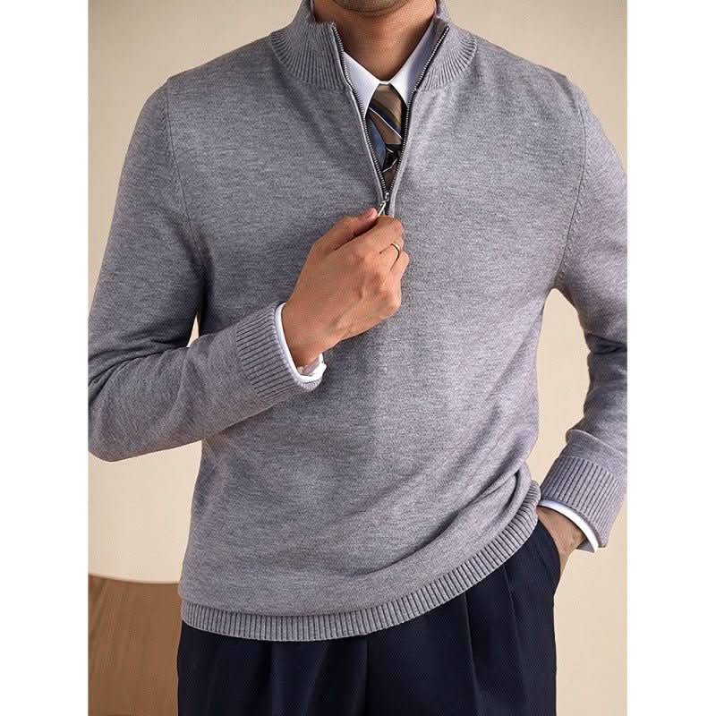 Half - turtleneck Long - sleeve Knit Sweater - Eshtree