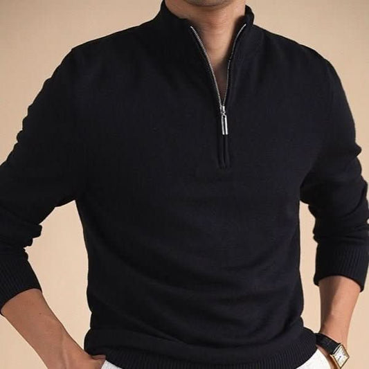 Half - turtleneck Long - sleeve Knit Sweater - Eshtree