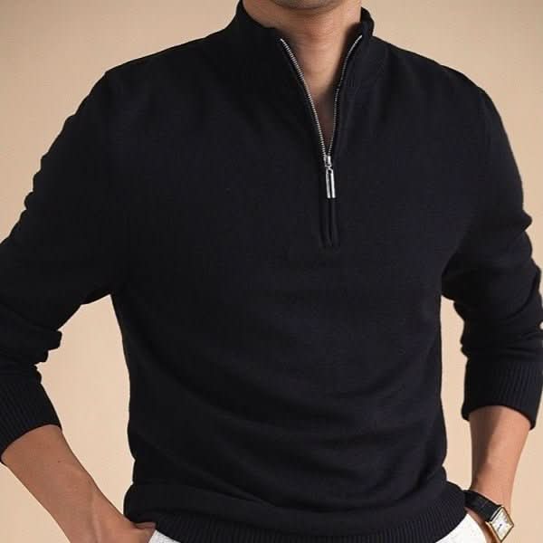 Half - turtleneck Long - sleeve Knit Sweater - Eshtree