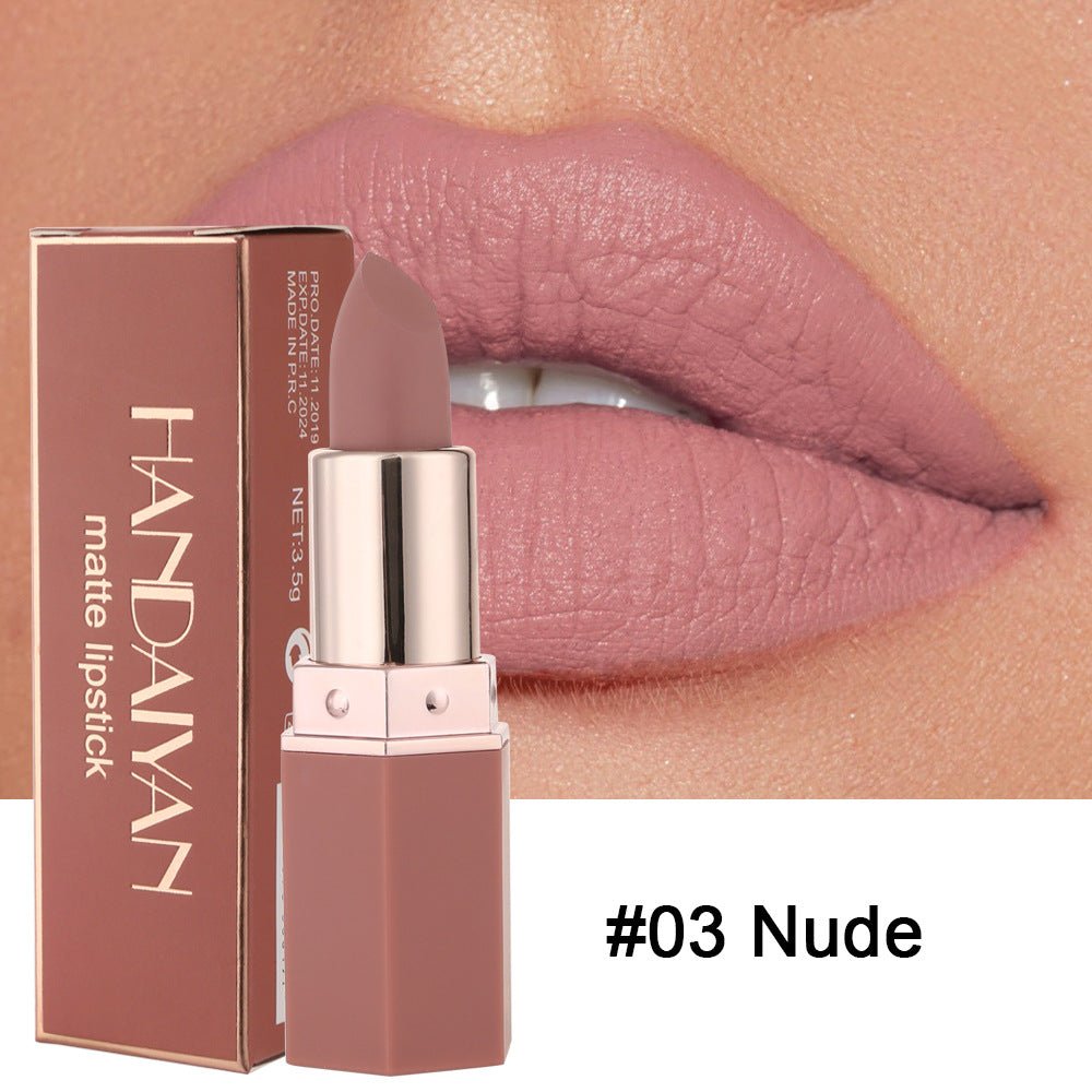 HANDAIYAN Han Daiyan 6 - color Matte Nourishing Lipstick Lipstick - Eshtree