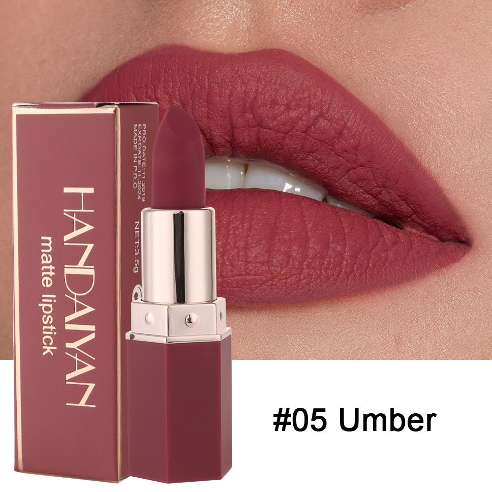 HANDAIYAN Han Daiyan 6 - color Matte Nourishing Lipstick Lipstick - Eshtree